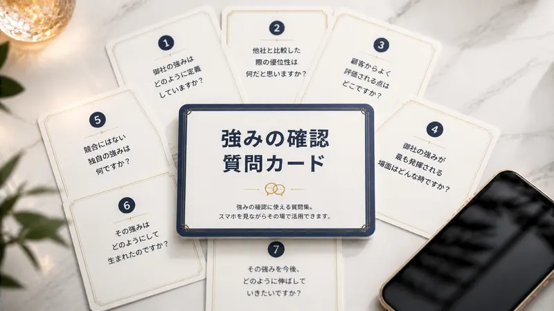 4. 強みの確認 質問カード