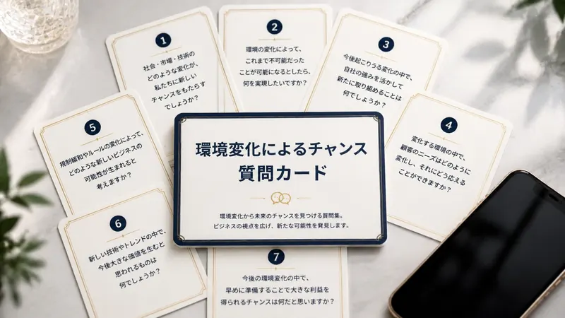 5. 環境変化によるチャンス 質問カード